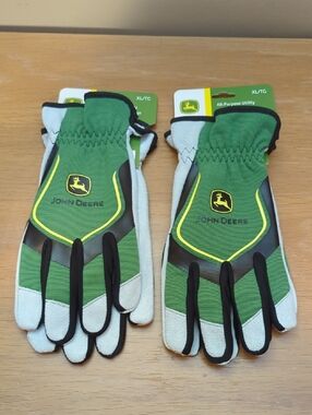 John Deere All purpose Utility Work Gloves Brand New Size XL ( 2 Pairs)